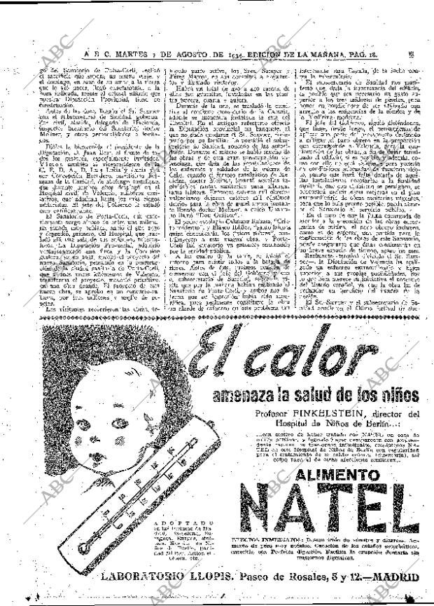 ABC MADRID 07-08-1934 página 18