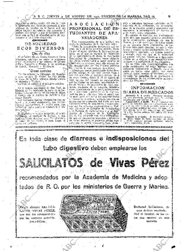 ABC MADRID 09-08-1934 página 18