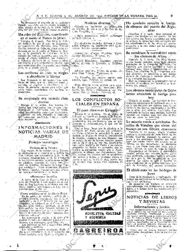 ABC MADRID 09-08-1934 página 30
