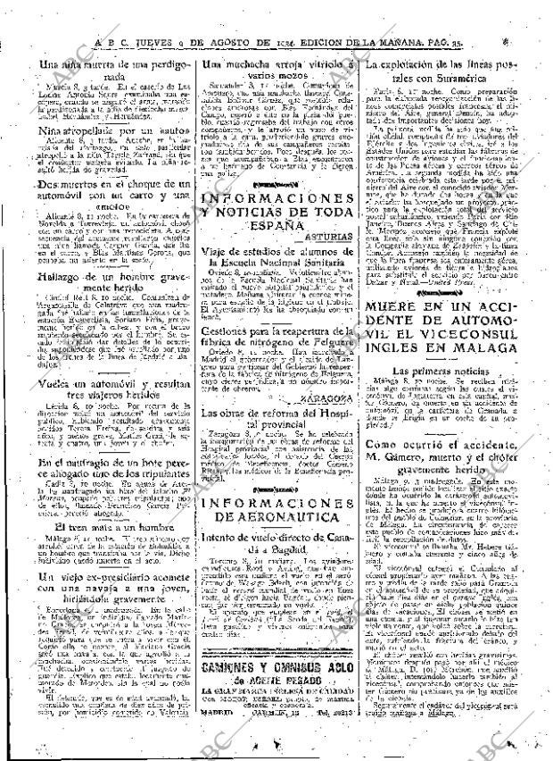 ABC MADRID 09-08-1934 página 35