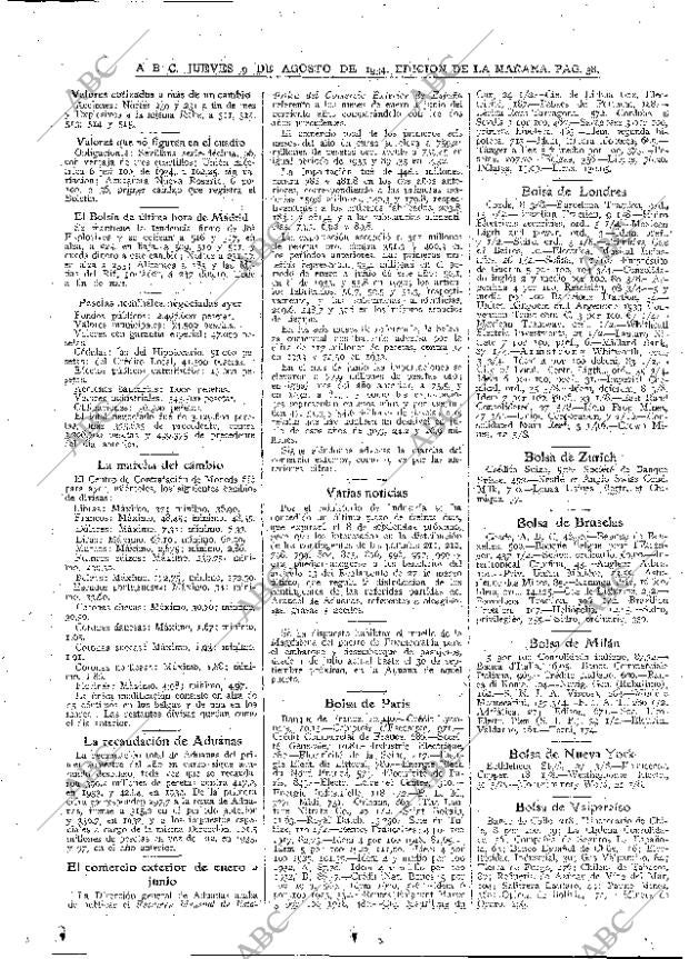 ABC MADRID 09-08-1934 página 38