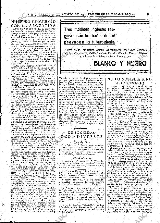 ABC MADRID 11-08-1934 página 19