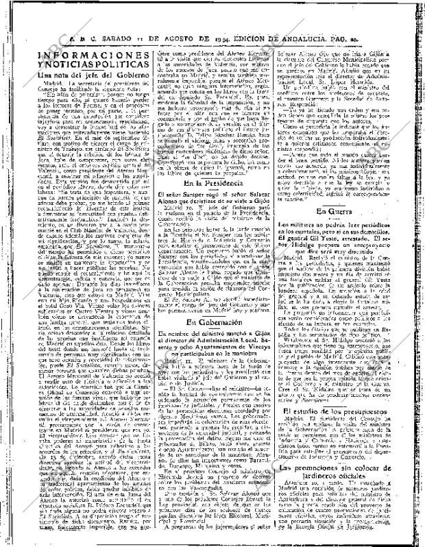 ABC SEVILLA 11-08-1934 página 20