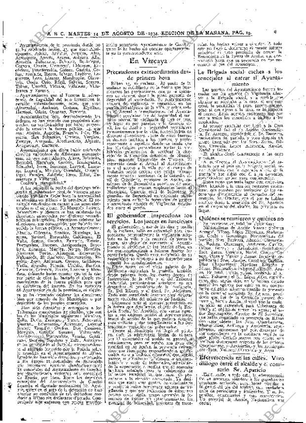ABC MADRID 14-08-1934 página 19
