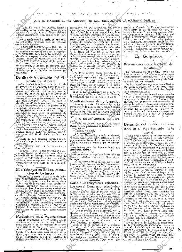 ABC MADRID 14-08-1934 página 22