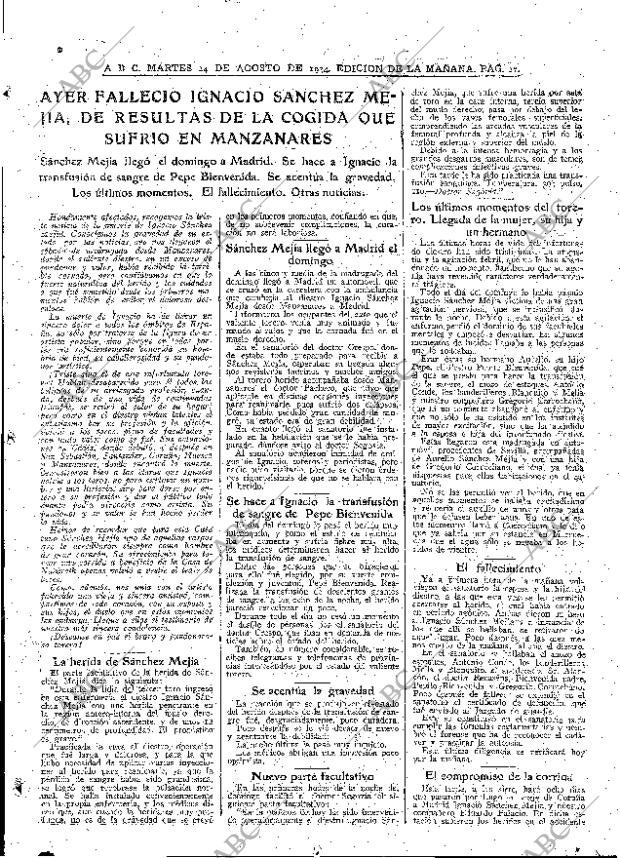 ABC MADRID 14-08-1934 página 27