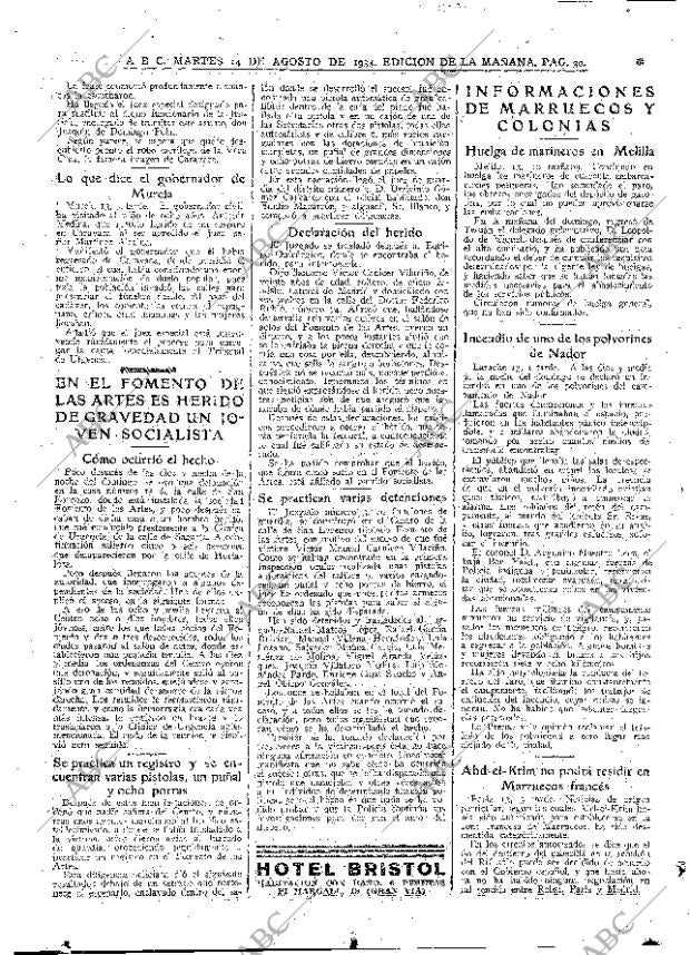 ABC MADRID 14-08-1934 página 30