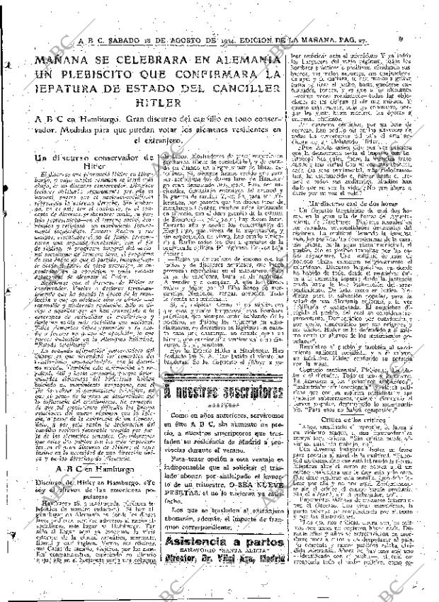 ABC MADRID 18-08-1934 página 27