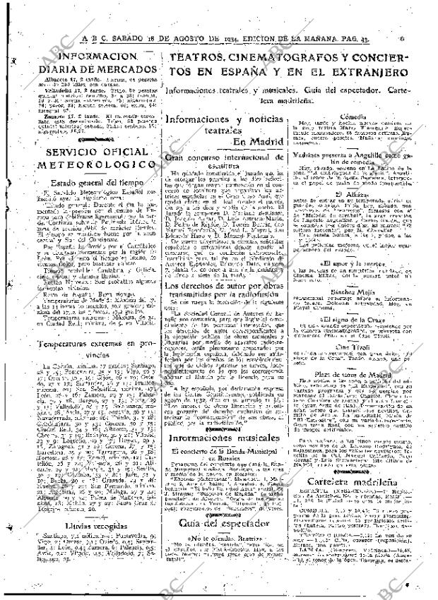 ABC MADRID 18-08-1934 página 43