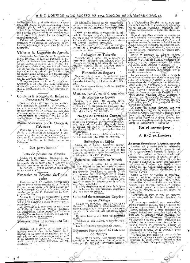 ABC MADRID 19-08-1934 página 20