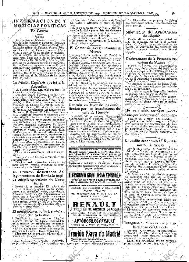 ABC MADRID 19-08-1934 página 31