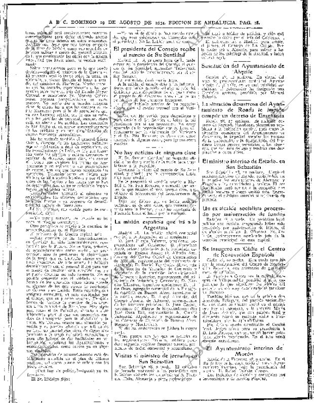 ABC SEVILLA 19-08-1934 página 18