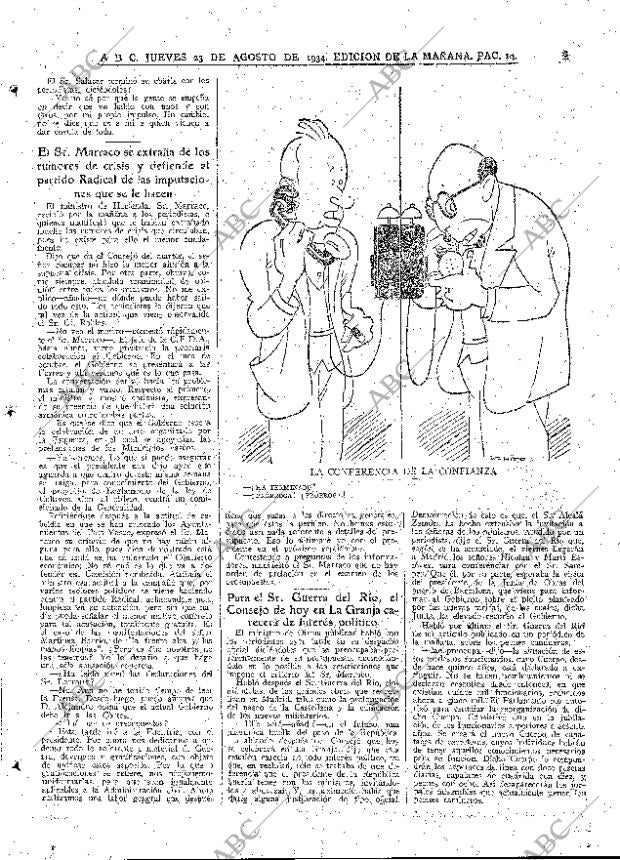 ABC MADRID 23-08-1934 página 19