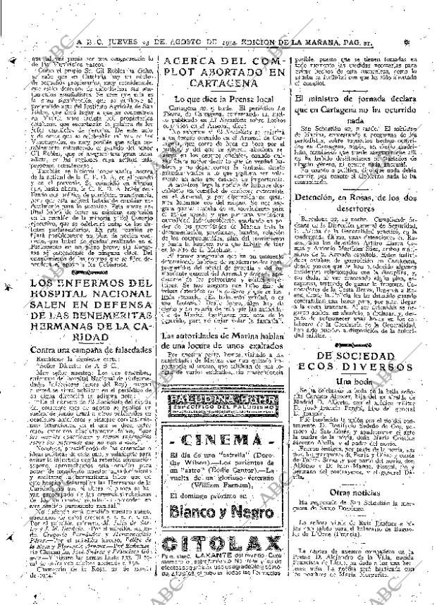 ABC MADRID 23-08-1934 página 21
