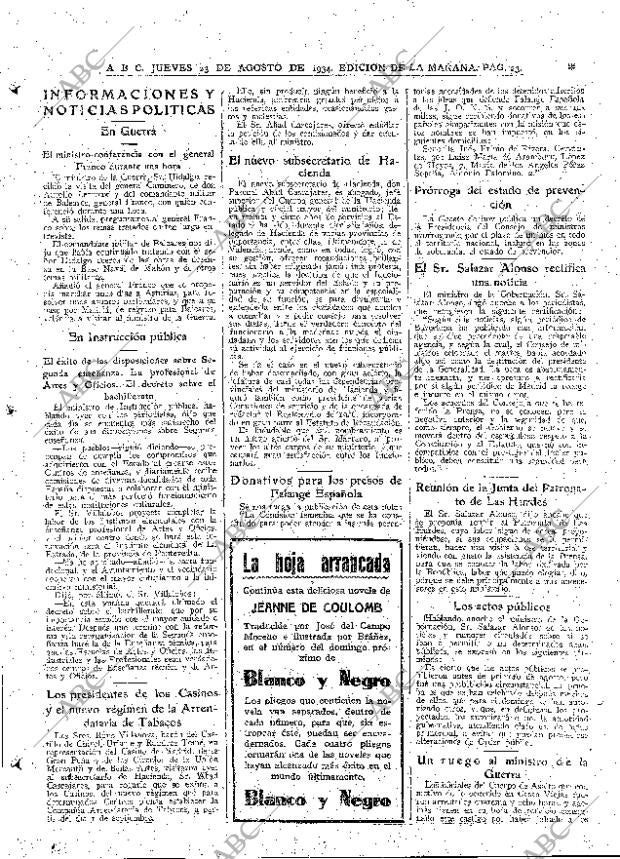 ABC MADRID 23-08-1934 página 23