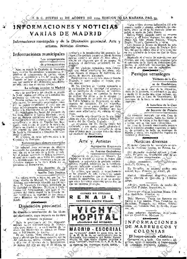 ABC MADRID 23-08-1934 página 33