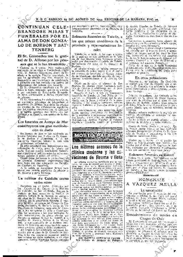 ABC MADRID 25-08-1934 página 20