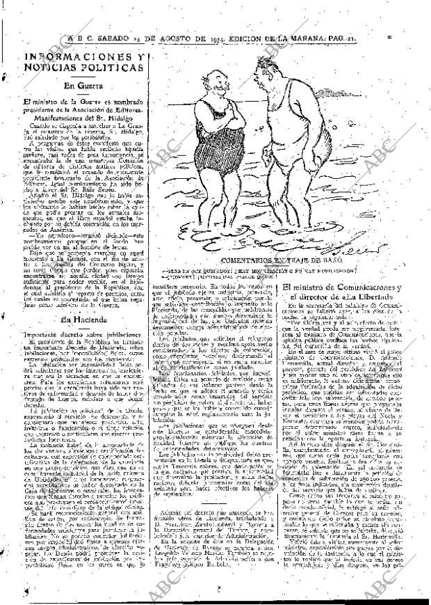 ABC MADRID 25-08-1934 página 21