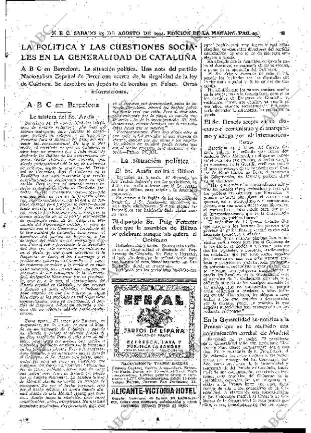 ABC MADRID 25-08-1934 página 27