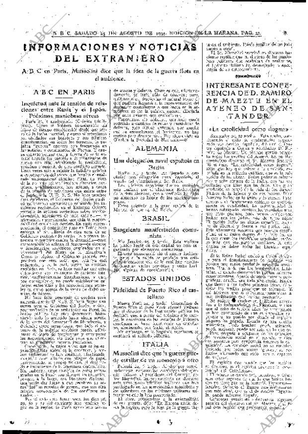 ABC MADRID 25-08-1934 página 32