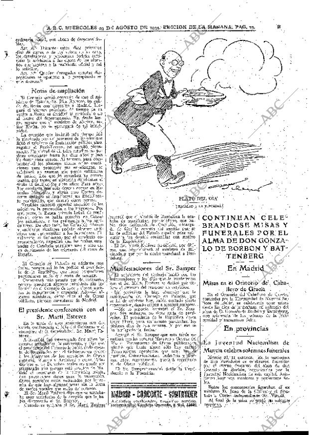 ABC MADRID 29-08-1934 página 19