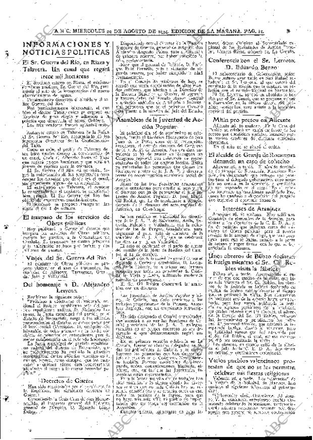 ABC MADRID 29-08-1934 página 21