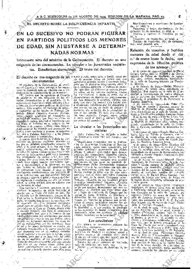 ABC MADRID 29-08-1934 página 23