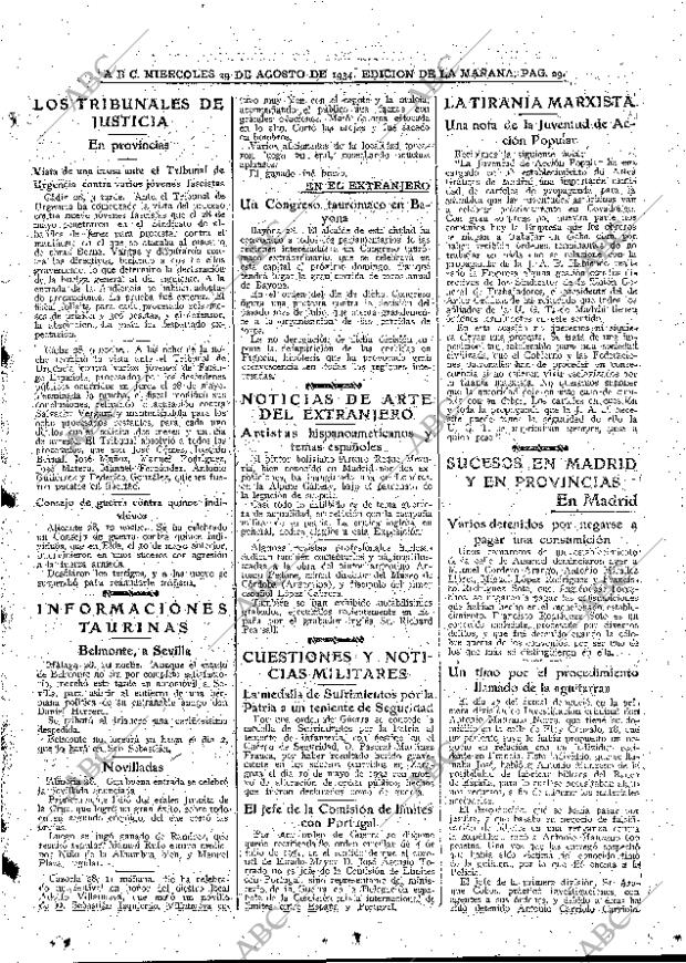 ABC MADRID 29-08-1934 página 29