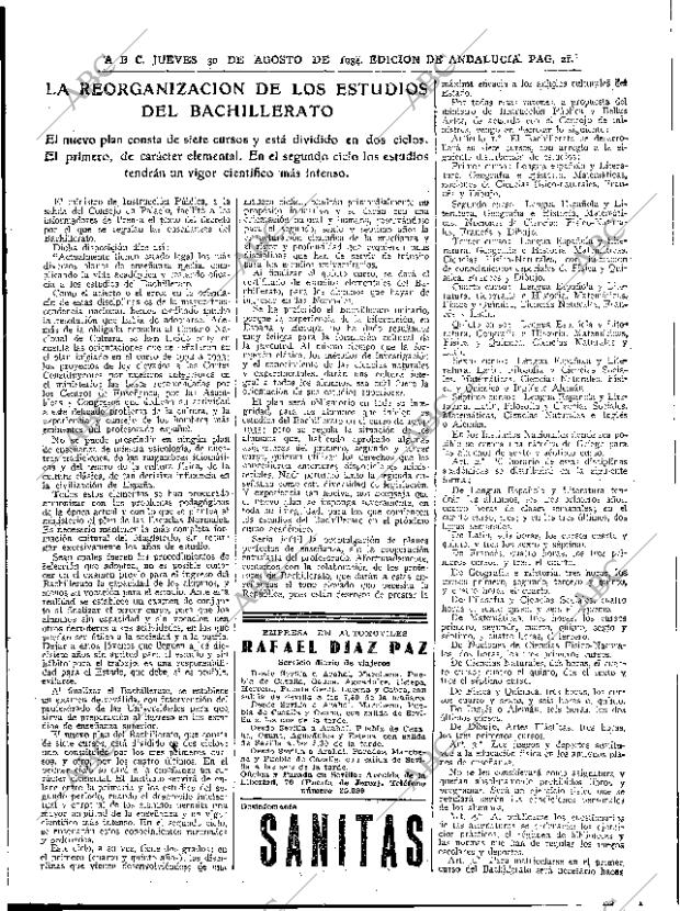 ABC SEVILLA 30-08-1934 página 21