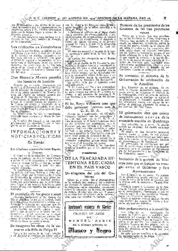 ABC MADRID 31-08-1934 página 18