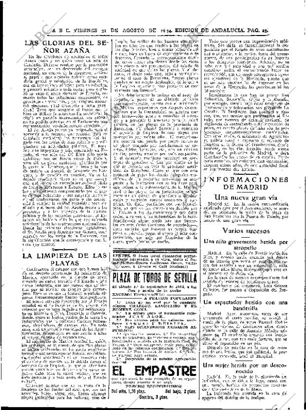 ABC SEVILLA 31-08-1934 página 23