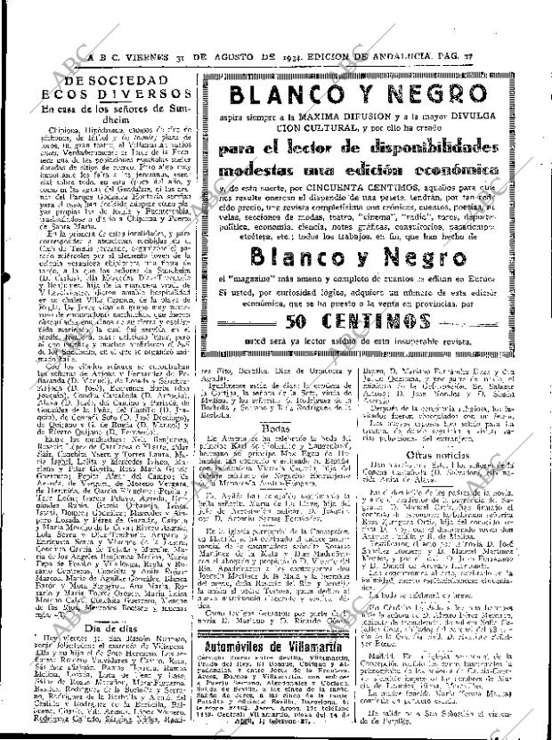 ABC SEVILLA 31-08-1934 página 27