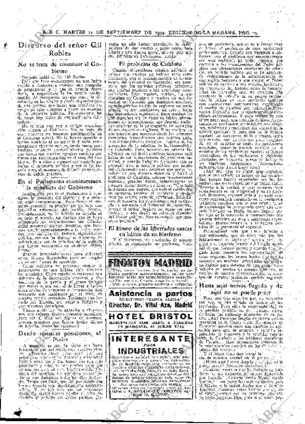 ABC MADRID 11-09-1934 página 19