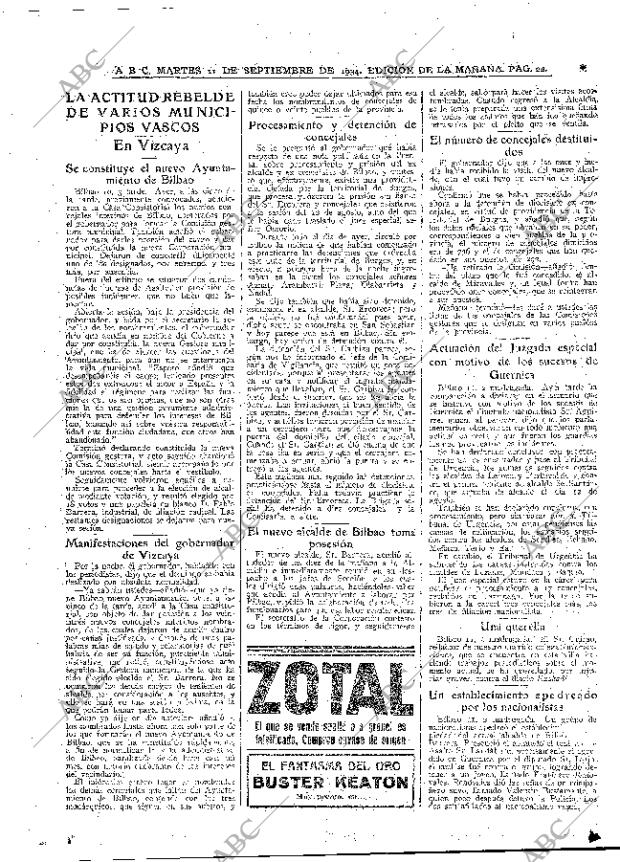 ABC MADRID 11-09-1934 página 22