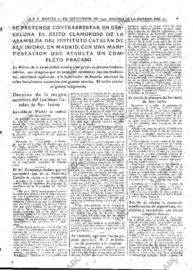 ABC MADRID 11-09-1934 página 31