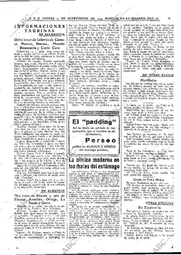 ABC MADRID 13-09-1934 página 28