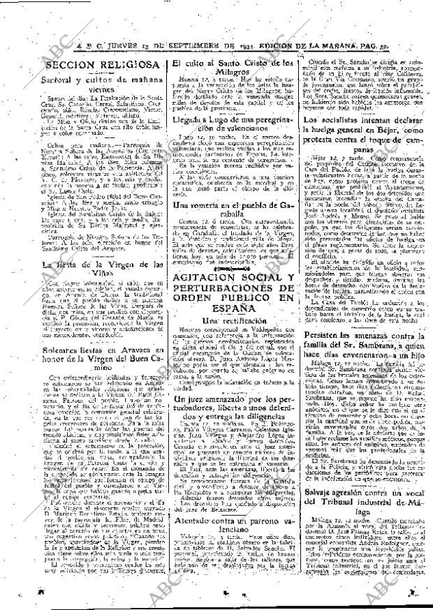 ABC MADRID 13-09-1934 página 32