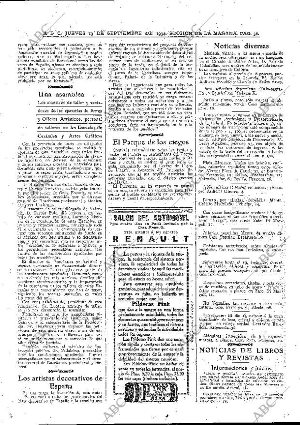 ABC MADRID 13-09-1934 página 36