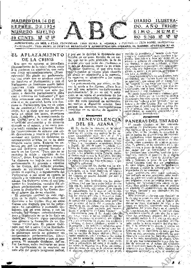 ABC MADRID 14-09-1934 página 15