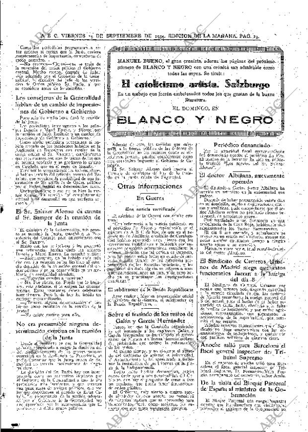 ABC MADRID 14-09-1934 página 19