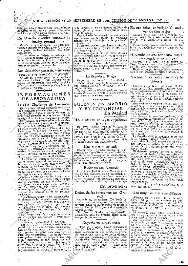 ABC MADRID 14-09-1934 página 22