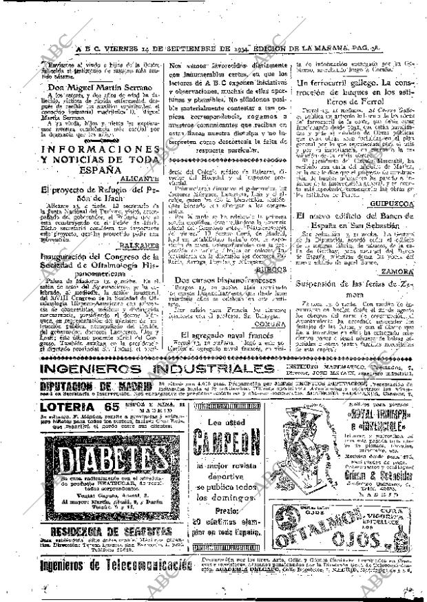 ABC MADRID 14-09-1934 página 38