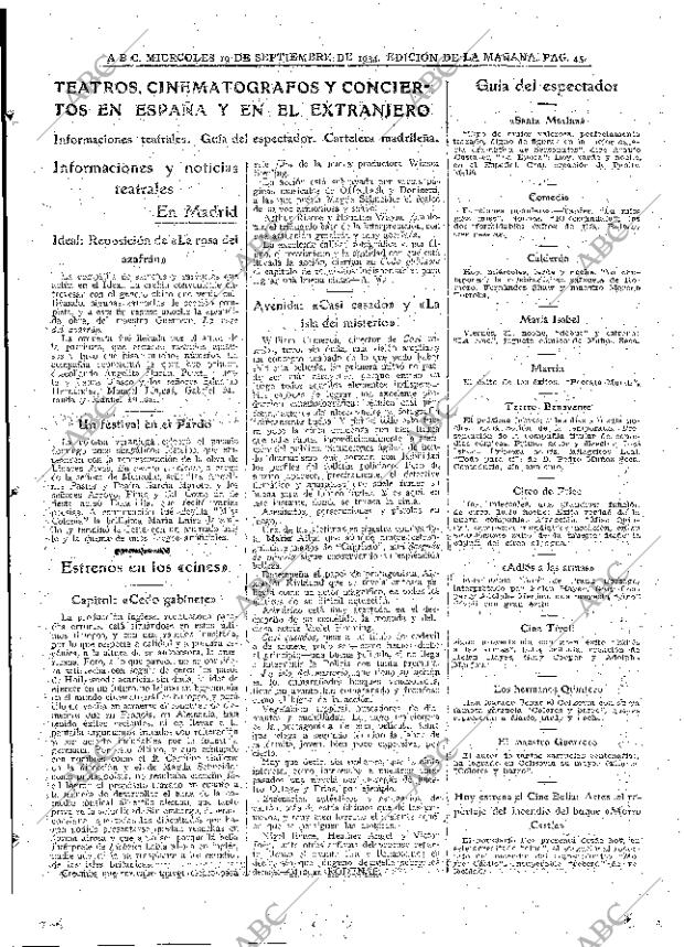 ABC MADRID 19-09-1934 página 45