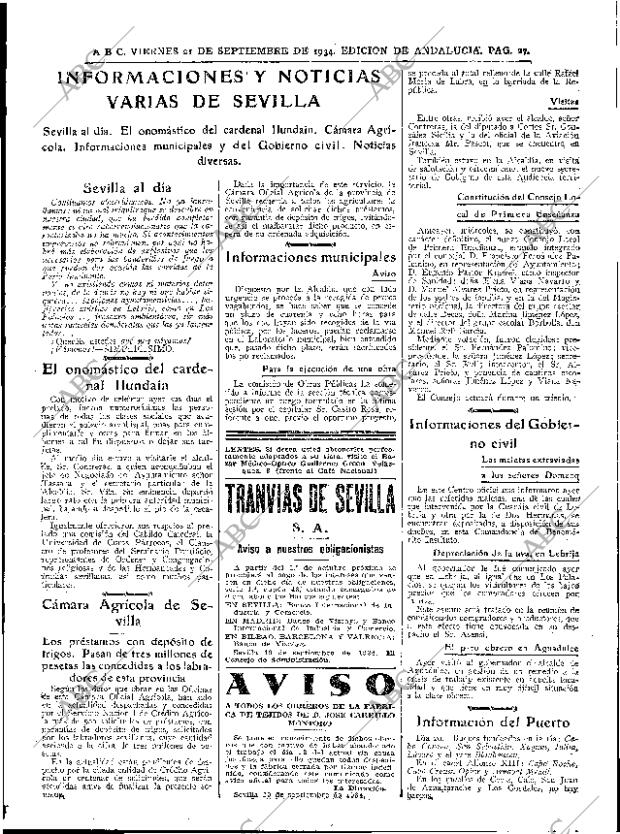 ABC SEVILLA 21-09-1934 página 27