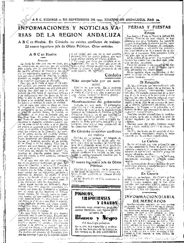 ABC SEVILLA 21-09-1934 página 34