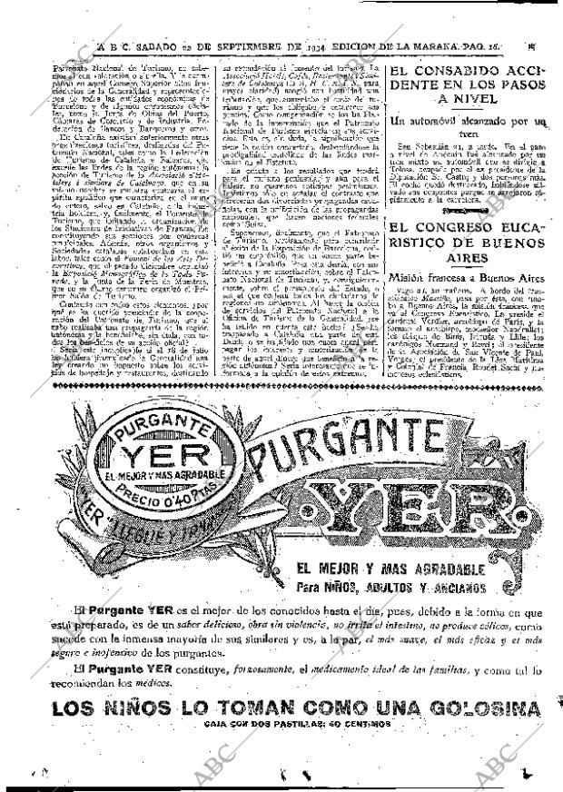 ABC MADRID 22-09-1934 página 16