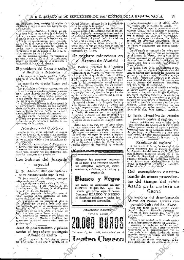 ABC MADRID 22-09-1934 página 18