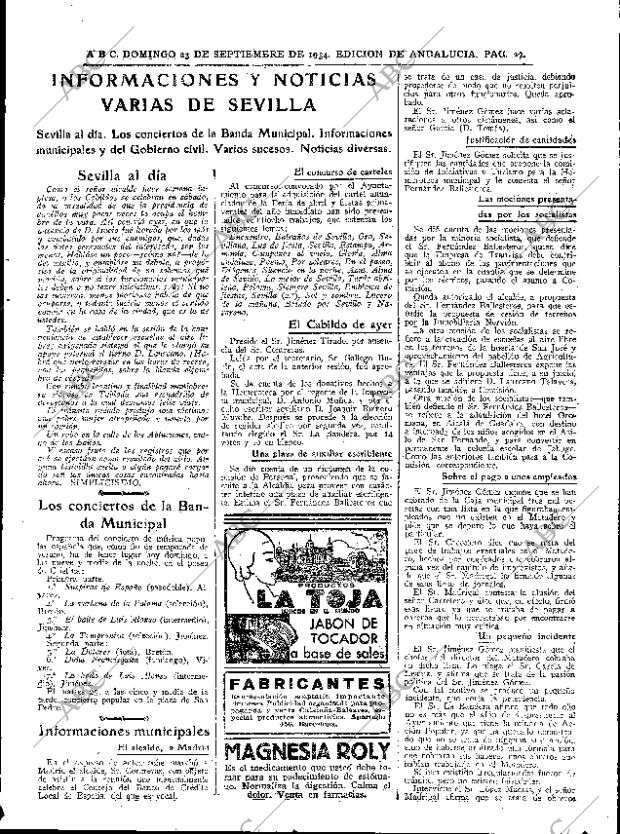 ABC SEVILLA 23-09-1934 página 27