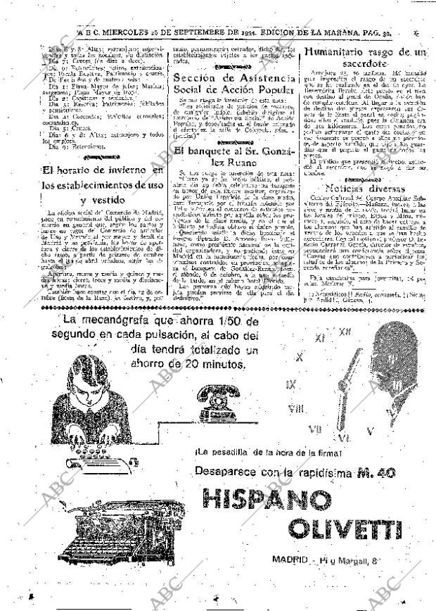 ABC MADRID 26-09-1934 página 32