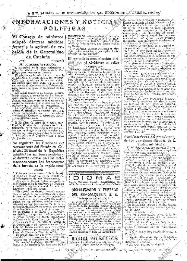 ABC MADRID 29-09-1934 página 19